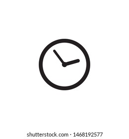 Clock icon, time icon vector