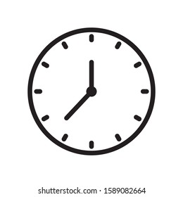 Clock icon, time icon vector