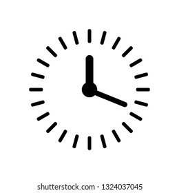 Clock icon, time icon vector illustration