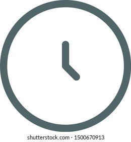 Clock icon. Time icon. Vector illustration.