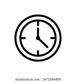 Uhrensymbol für Zeitmessung und Zeitplanverwaltung