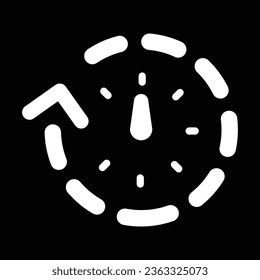 Clock icon. Timer icon. Countdown, deadline, schedule, planning symbol. Vector icon.