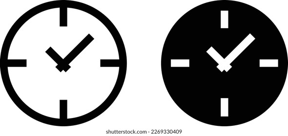 Clock icon, Timer,  Fast time, stop watch speed concept, quick delivery, express and urgent services, deadline, delay, alarm stopwatch icons button, vector, sign, symbol, logo, illustration, editable 