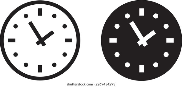 Clock icon, Timer,  Fast time, stop watch speed concept, quick delivery, express and urgent services, deadline, delay, alarm stopwatch icons button, vector, sign, symbol, logo, illustration, editable 