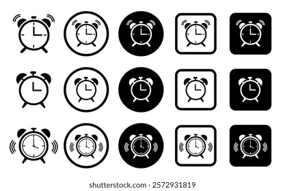 Clock icon. Timer vector icons. Countdown timer and stopwatch symbol flat. Vector illustration.