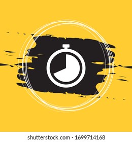 Clock Icon, Timer Icon Vector Illustration Eps10