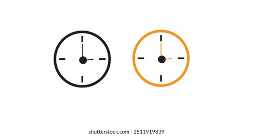 Clock icon, timer. Vector illustration