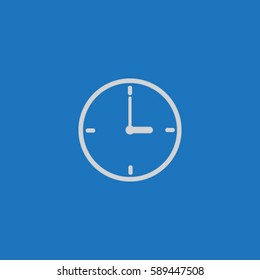 Clock icon, timer vector illustration
