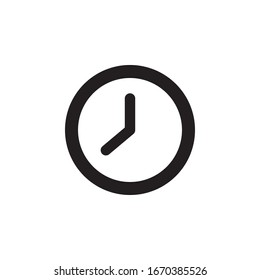 Clock Icon In Trendy  Design Vector Eps 10