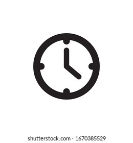 Clock Icon In Trendy  Design Vector Eps 10