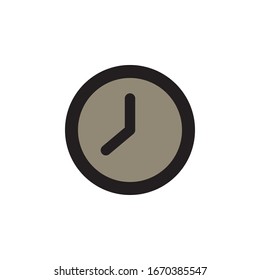 Clock Icon In Trendy  Design Vector Eps 10