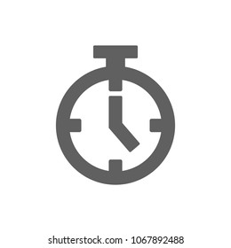 Clock icon in trendy flat style isolated on white background. Symbol for your web site design, logo, app, UI. Vector illustration, EPS