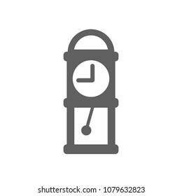 Clock icon in trendy flat style isolated on white background. Symbol for your web site design, logo, app, UI. Vector illustration, EPS