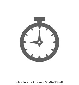 Clock icon in trendy flat style isolated on white background. Symbol for your web site design, logo, app, UI. Vector illustration, EPS
