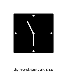 Clock icon in trendy flat style isolated on background. Clock icon page symbol for your web site design Clock icon logo, app, UI. Clock icon Vector illustration, EPS10.