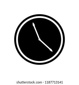 Clock icon in trendy flat style isolated on background. Clock icon page symbol for your web site design Clock icon logo, app, UI. Clock icon Vector illustration, EPS10.