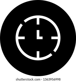 Clock icon in trendy flat style isolated on background. Clock icon page symbol for your web site design Clock icon logo, app, UI. Clock icon Vector illustration, EPS10.