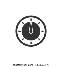 Clock icon in trendy flat style isolated on background. Clock icon page symbol for your web site design Clock icon logo, app. Clock icon Vector illustration.