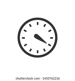 Clock icon in trendy flat style isolated on background. Clock icon page symbol for your web site design Clock icon logo, app. Clock icon Vector illustration.
