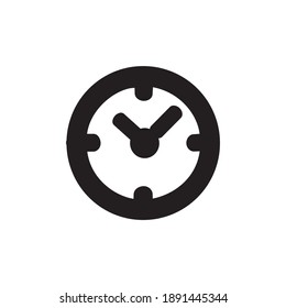 Clock icon in trendy flat style isolated on background. Clock icon page symbol for your web site design Clock icon logo, app, UI. Clock icon Vector illustration, EPS10.