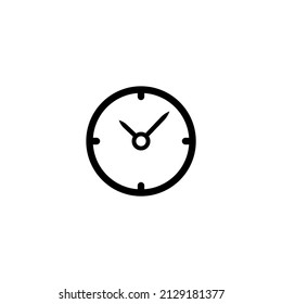 Clock icon in trendy flat style isolated on background. Clock icon page symbol for your website design Clock icon logo, app, UI. Clock icon vector illustration, EPS10.  vector illustration