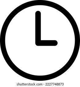 Clock icon in trendy flat style isolated on background. Clock icon page symbol for your web site design Clock icon logo, app.eps

