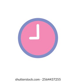 Clock icon in trendy flat style isolated on background. Clock icon page symbol for your web site design Clock icon logo, app, UI. Clock icon Vector illustration, EPS10.