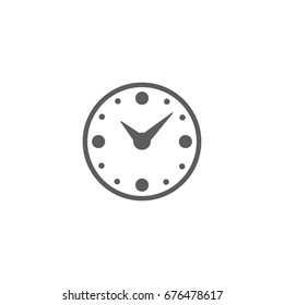 Clock icon in trendy flat style isolated on white background. Symbol for your web site design, logo, app, UI. Vector illustration, EPS
