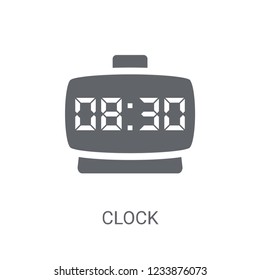 Clock icon. Trendy Clock logo concept on white background from Human Resources collection