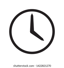 Clock icon in trendy outline style design. Vector graphic illustration. Suitable for website design, logo, template, and ui. Editable vector stroke. EPS 10.