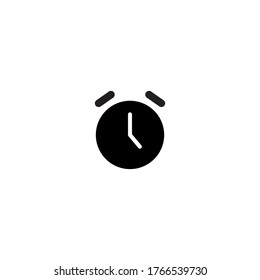 Clock Icon in Trendy Style. Alarm Symbol Vector Illustration