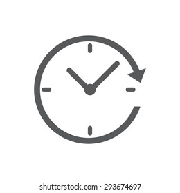 clock icon ,twenty four hour