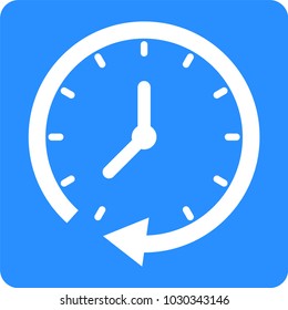 clock icon vector 