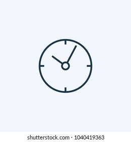 clock icon vector