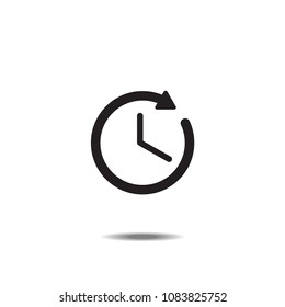 Clock icon vector