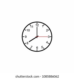 Clock icon vector