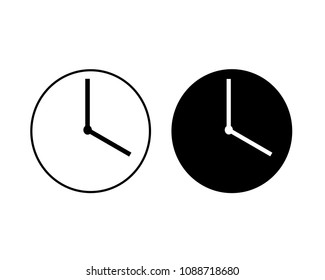 Clock Icon Vector