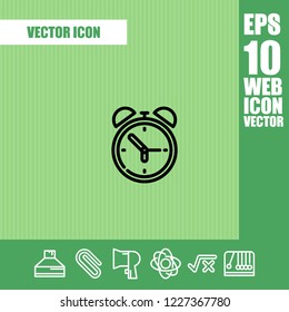 Clock icon vector