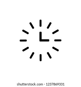 Clock Icon Vector.