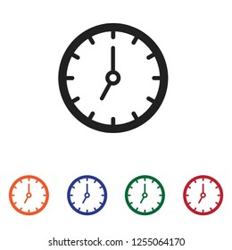 Clock icon vector