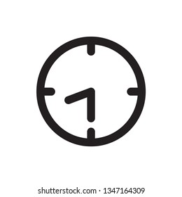 clock icon vector