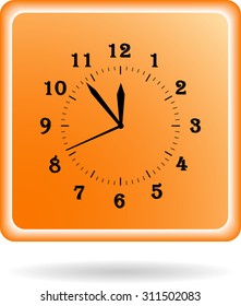Clock icon , vector