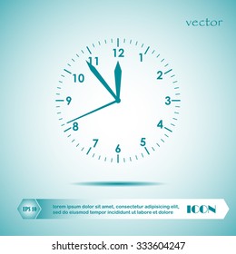 Clock icon , vector