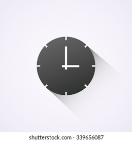 Clock icon. Vector