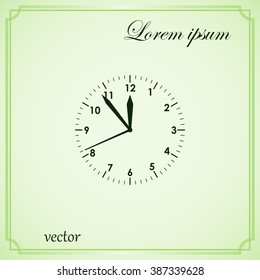 Clock icon , vector