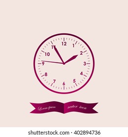 Clock icon , vector