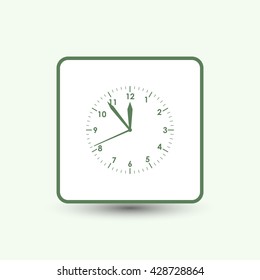 Clock icon , vector