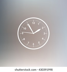 Clock icon , vector