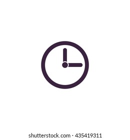 clock icon vector