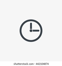 clock icon vector